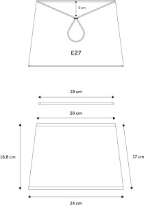 nielsen_light Lampeskærm EMMA CABANA Wysokość 17,0 CM Biały 3