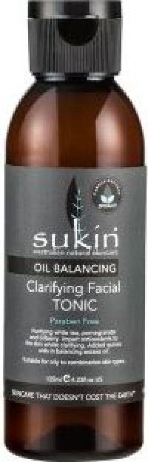 Sukin Oil Balancing Ściągający Tonik do twarzy z aktywnym węglem 125ml 1