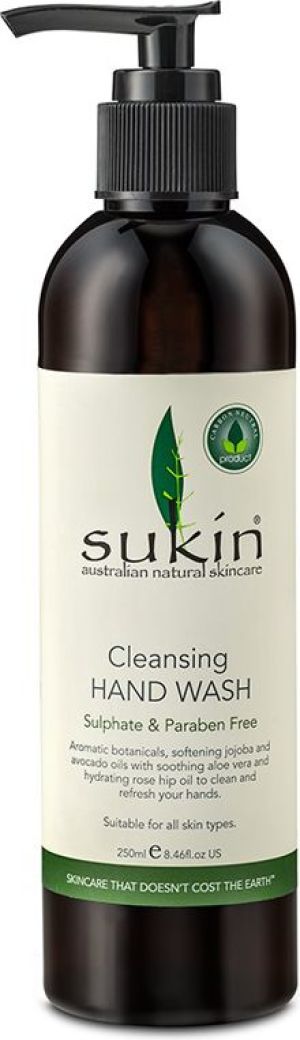 Sukin Oczyszczający roślinny żel do mycia rąk Cleansing Hand Wash 250ml 1