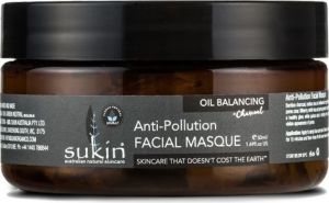 Sukin OIL BALANCING Oczyszczająca maska z aktywnym węglem 50ml 1