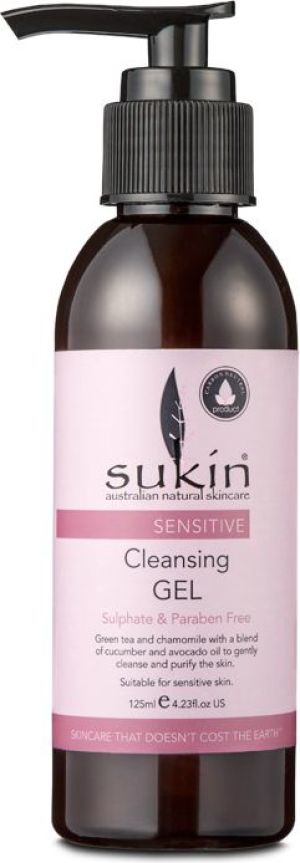 Sukin SENSITIVE Oczyszczający żel do mycia twarzy skóra wrażliwa 125ml 1
