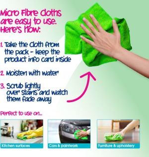 Ecozone Ściereczka z mikrofibry uniwersalna (ECZ00894) 2