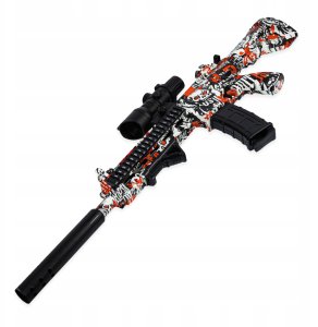 Pistolet Karabin Automatyczny Na Kulki Żelowe 70Cm 3
