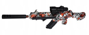 Pistolet Karabin Automatyczny Na Kulki Żelowe 70Cm 5