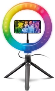 Lampa pierścieniowa SBS Mobile TESELFIRINGCLIP10RGB, Black, Smartphone 2