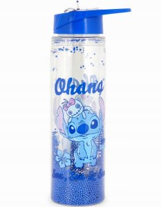 STITCH Bidon Butelka ze słomką na napoje 550 ml licencja Disney 4+ 1
