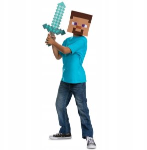 Disguise Minecraft Mask + sword 2