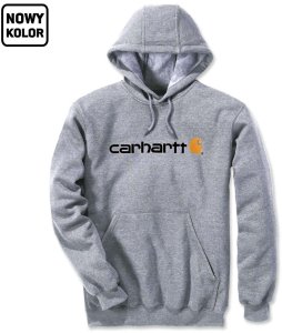 Bluza Carhartt Signature Logo Midweight Grey 1