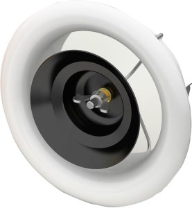 Lindab Airy obudowa wentylacyjna Ø125 mm RAL9003 (308055) 2