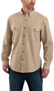 Koszula Carhartt Midweight Chambray Dark Tan 1