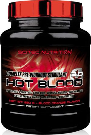 Scitec Nutrition Hot Blood 3.0 Czerwona pomarańcza 300g 1