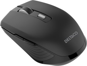 Mysz Deltaco Silent Wireless USB-C Travel Mouse with USB-C Receiver,black 2