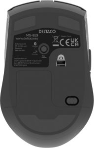 Mysz Deltaco Silent Wireless USB-C Travel Mouse with USB-C Receiver,black 8