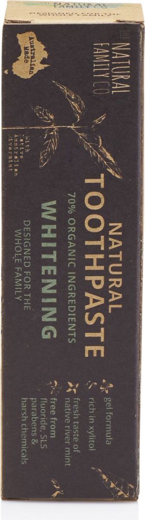 THE NATURAL FAMILY CO Naturalna pasta do zębów bez fluoru, Whitening 110g 2