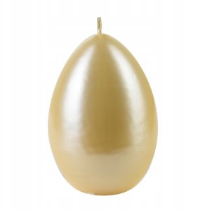Świeca OPAL jajko małe 5x9cm kremowa 1