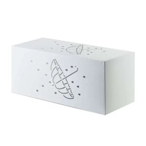 Dąstal CEDRIC WHITE Parasolnik blokada20x20xh48,5cm 2