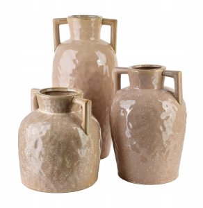 ARINA BEIGE Wazon 8x18x20,5cm 3