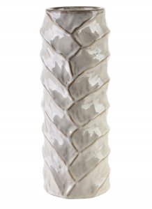 TALLIE BEIGE Wazon 13x9x35cm 1