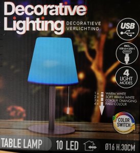 LAMPA ZMIENIAJĄCA KOLOR MATOWA CZARNY 3