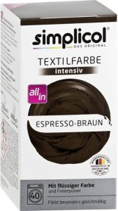 SIMPLICOL Barwnik do tkanin INTENSIV BRĄZ ESPRESSO 560g 1