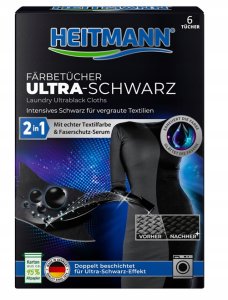 HEITMANN Chusteczki przywracające czerń6sztuk 1