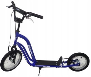 Hulajnoga dla Dzieci Dziecięca Dwukołowa Miejska Niebieska KUBISPORT 90 kg 2