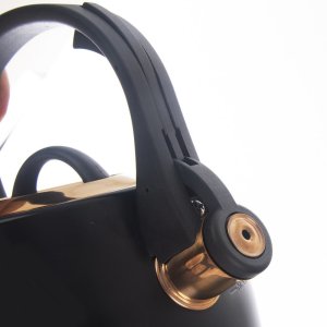 Czajnik na Gaz Indukcja z Gwizdkiem Pokrywką Czarny Solidny Trwały ORION 3L 7