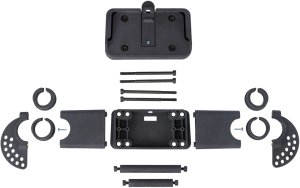 TRIXIE Universal bracket for Front Bicycle Basket, Bar mount, Black 2