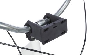 TRIXIE Universal bracket for Front Bicycle Basket, Bar mount, Black 4