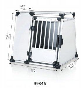 Trixie Transportbur aluminium 94 × 87 × 93 cm 7