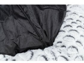 Trixie Mila bed, round, plush, ø 60 cm, white-grey 4