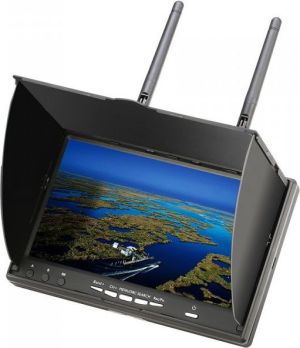 GPX Extreme Monitor FPV LCD5802D 5802, 5.8GHz, 32CH, 800x480, 7", 7.4V/2000mAh (SKU355153) 1