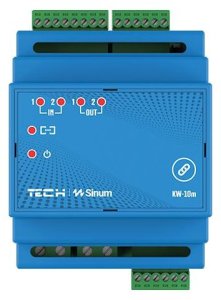 Moduł karta wejść/wyjść  na szynę DIN KW-10m Tech sterowniki 1