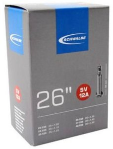 Schwalbe 10432343V, Presta valve, 26", 25.4 - 38.1 mm, 4 cm, Black, Germany 1