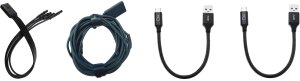 Ochno O-PC-DC-3, Cable adapter, Black, 2 m, USB A - USB C, Straight, Male 1