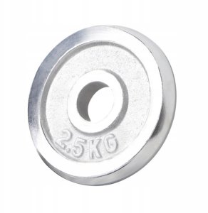Obciążenie chromowane 2,5 kg, 30 mm 6