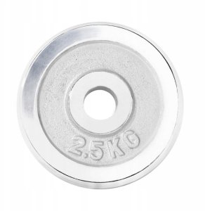 Obciążenie chromowane 2,5 kg, 30 mm 7