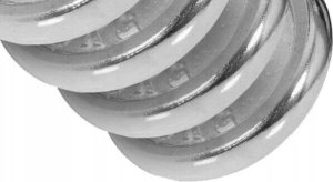 Zestaw obciążeń chromowanych stal 4 x 0,5 kg 30 mm 2