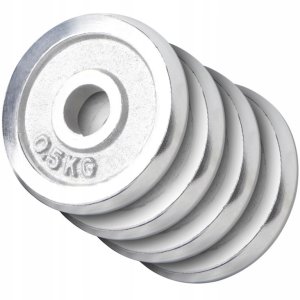 Zestaw obciążeń chromowanych stal 4 x 0,5 kg 30 mm 4