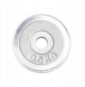 Zestaw obciążeń chromowanych stal 4 x 0,5 kg 30 mm 5