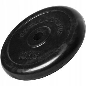 10 kg Obciążenie Gumowane czarne 31mm 1