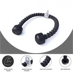 Uchwyt sznur do atlasu wyciągu 68 cm triceps 3