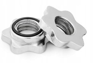 Zestaw 2 gryfów na hantli 35 cm 30 mm gwintowanych 8