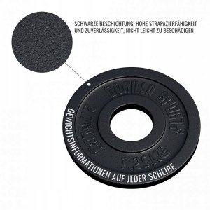 Obciążenie żeliwne Olympia 50/51 mm 1,25 kg 6