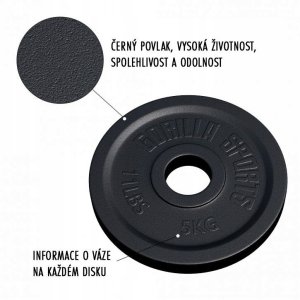 Obciążenie żeliwne Olympia 50/51 mm 5 kg 5