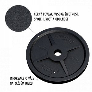 Obciążenie żeliwne Olympia 50/51 mm 20 kg 3