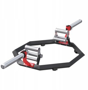 Multi Grip Trap Bar czarno-czerwony 50 mm zaciskowy 3 rodzaje chwytów 1