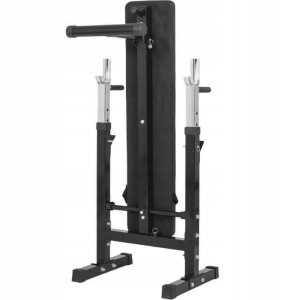 Ławka do wyciskania 3w1 biała + sztanga winylowa regulowana (zestaw 100 kg 30mm) 7