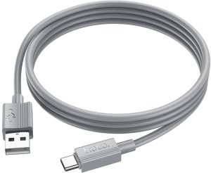 Kabel USB Hoco USB-A - USB-C 1 m Szary 2