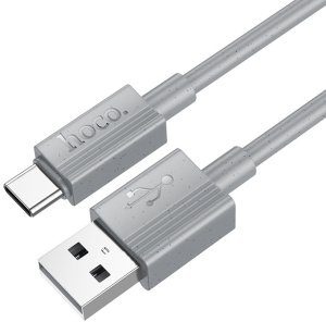 Kabel USB Hoco USB-A - USB-C 1 m Szary 3